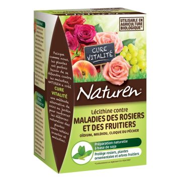 Lécithine contre les maladies des rosiers et fruitiers Lécithine contre les maladies des rosiers et fruitiers