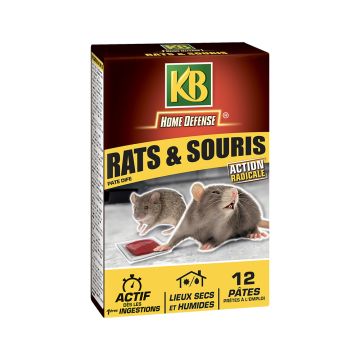 Pâtes anti-rongeurs Rats et Souris Pâtes anti-rongeurs Rats et Souris