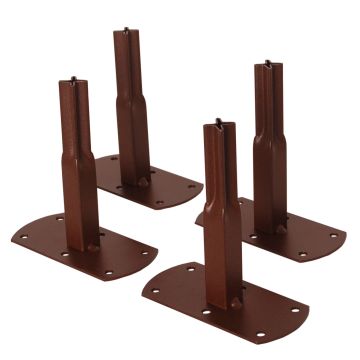 Lot de 4 pieds à fixer pour arche d'antan Lot de 4 pieds à fixer pour arche d'antan