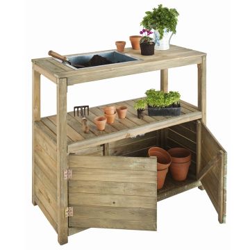 Table de préparation avec 2 portes Table de préparation avec 2 portes