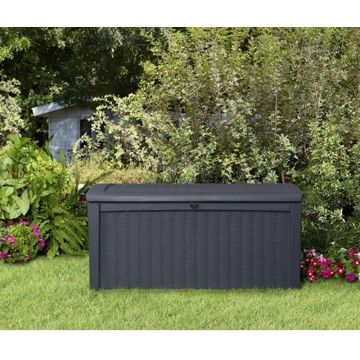 Coffre de jardin résine Rio 416L Gris anthracite Coffre de jardin résine Rio 416L Gris anthracite