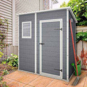 Abri de jardin résine Premium 64M gris Abri de jardin résine Premium 64M gris