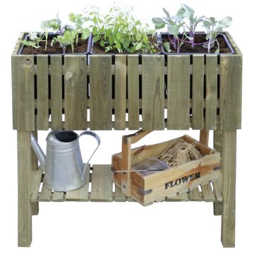 Carré potager Vertikal surélevé (3 bacs plastiques) Carré potager Vertikal surélevé (3 bacs plastiques)