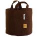 Vaso in tessuto geotessile reciclato ROOT POUTCH Marrone