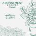 Abonnement : 1 rosier par mois pendant 3 mois