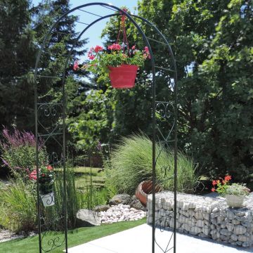 Arco da giardino romantico per rampicanti