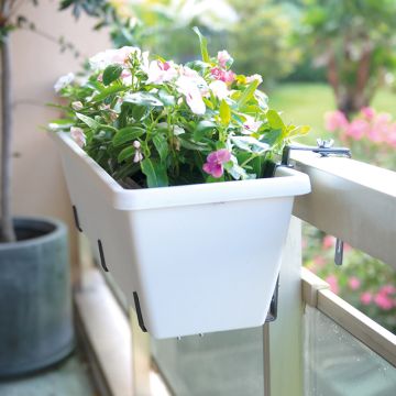Support de jardinière en fer plat grand modèle