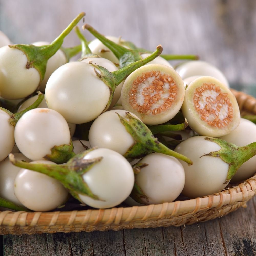 Melanzana bianca rotonda a Uovo main product photo