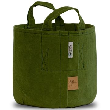 Pot en toile recyclée ROOT POUTCH Boxer Line Vert 