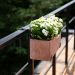 Support de jardinière en fer plat