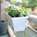 Support de jardinière en fer plat grand modèle
